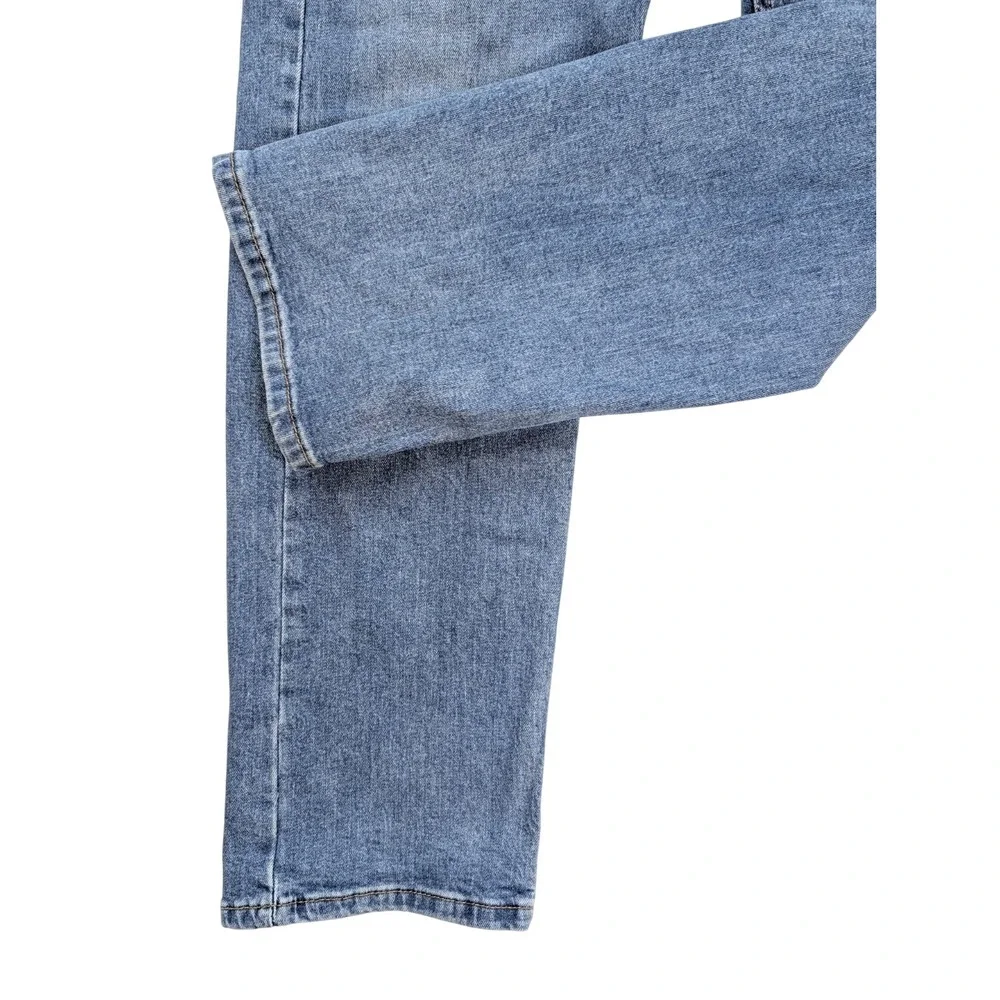 Levi's 505‎ Regular Fit Light Blue Wash Straight Leg Denim Jeans Mens Size 38x30